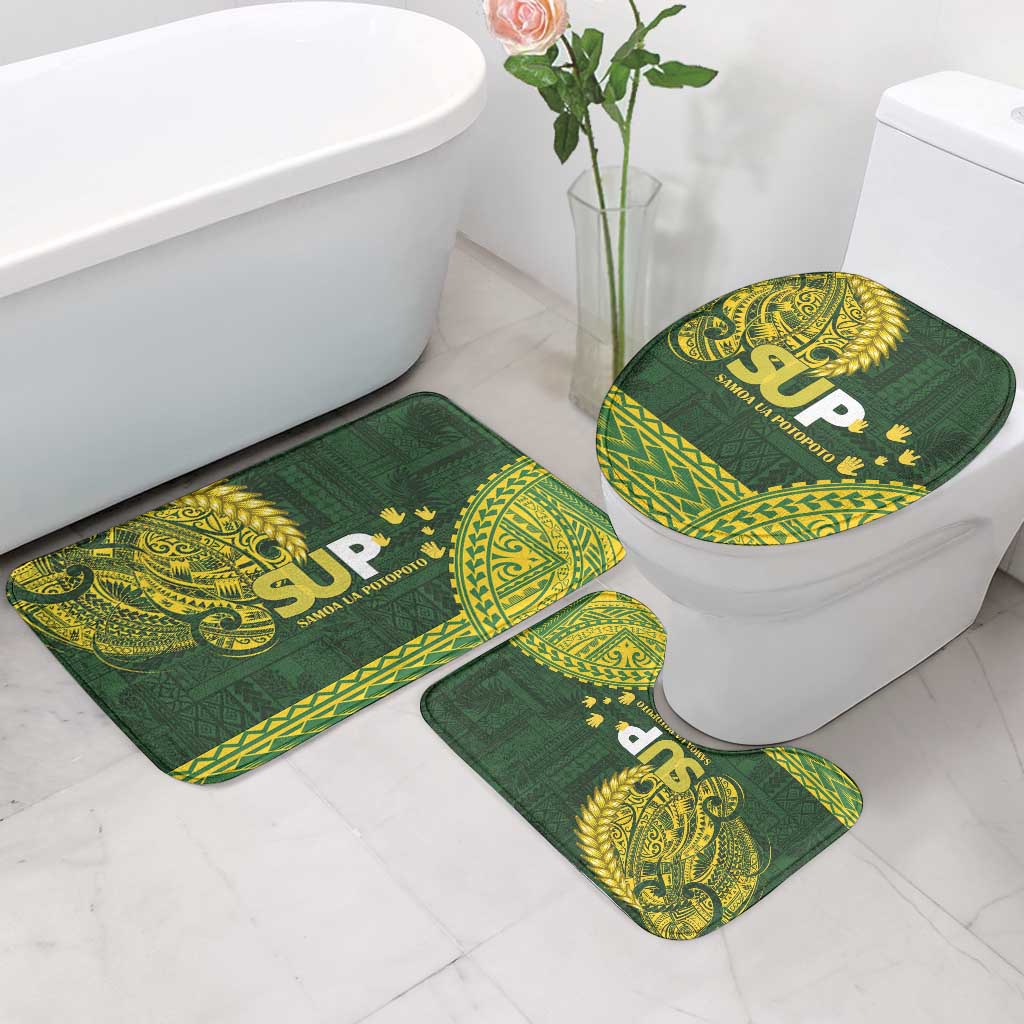 Samoa SUP Bathroom Set Samoan Motif Patterns LT9 - Polynesian Pride