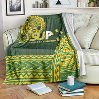 Samoa SUP Blanket Samoan Motif Patterns LT9 Green - Polynesian Pride