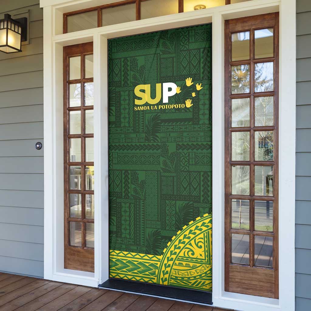 Samoa SUP Door Cover Samoan Motif Patterns LT9 - Polynesian Pride
