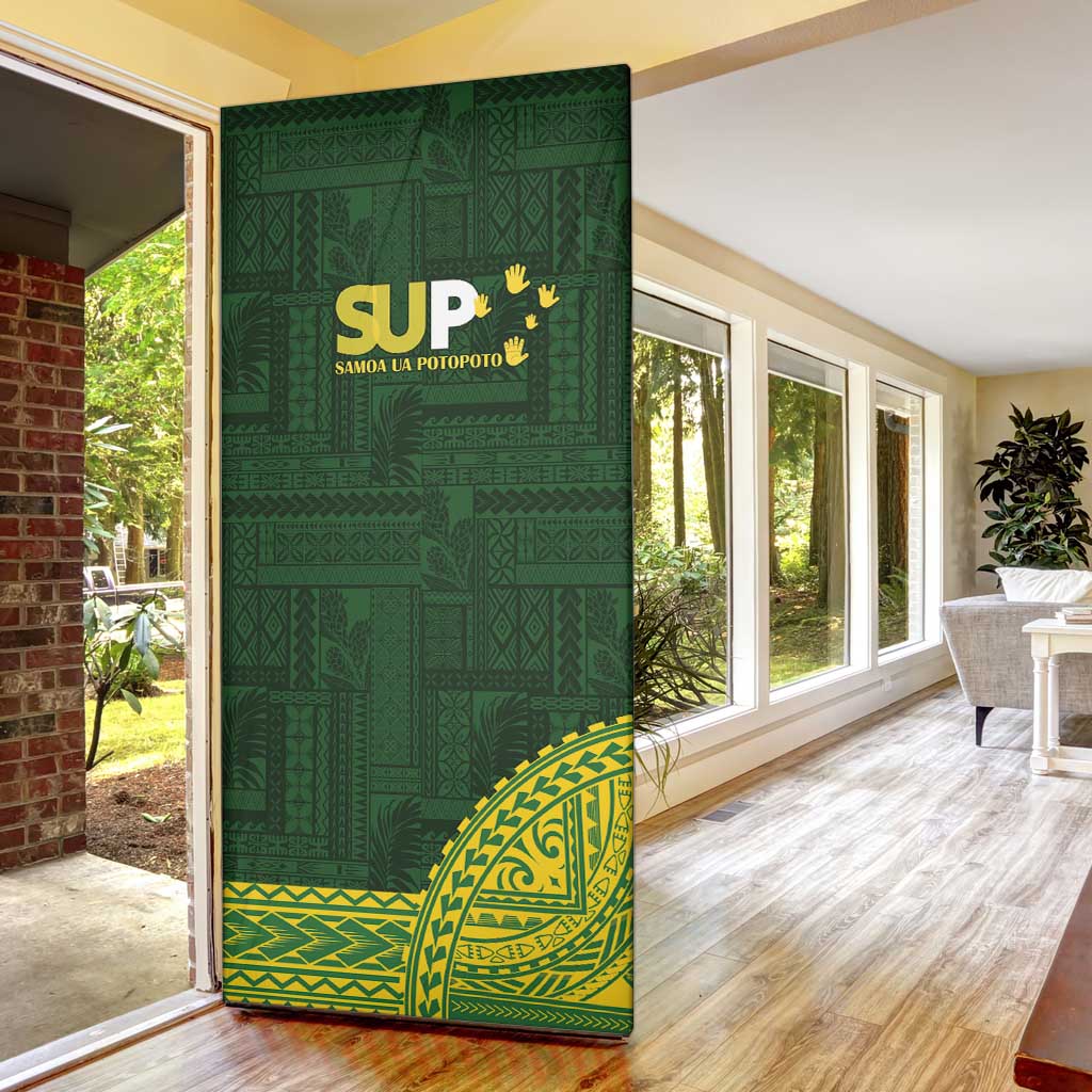 Samoa SUP Door Cover Samoan Motif Patterns LT9 - Polynesian Pride