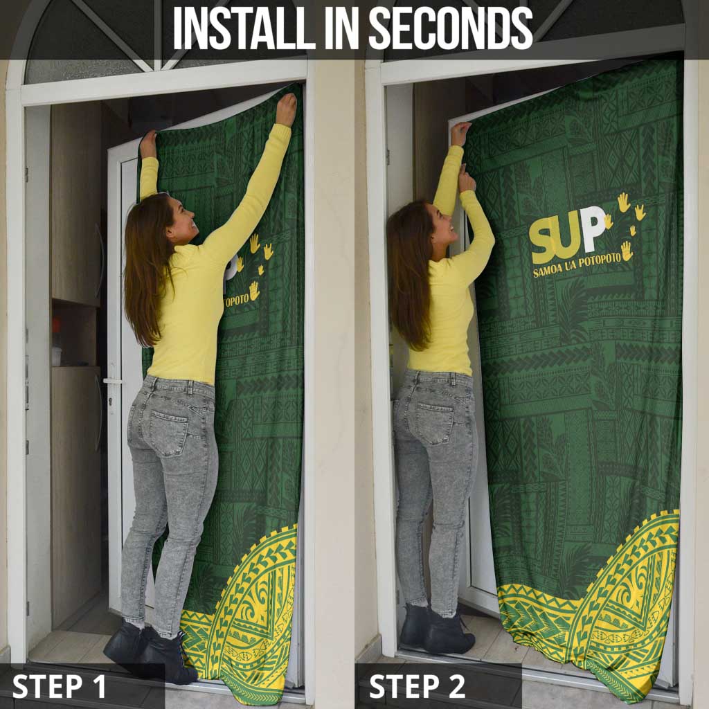 Samoa SUP Door Cover Samoan Motif Patterns LT9 - Polynesian Pride