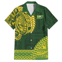 Samoa SUP Family Matching Summer Maxi Dress and Hawaiian Shirt Samoan Motif Patterns - Polynesian Pride