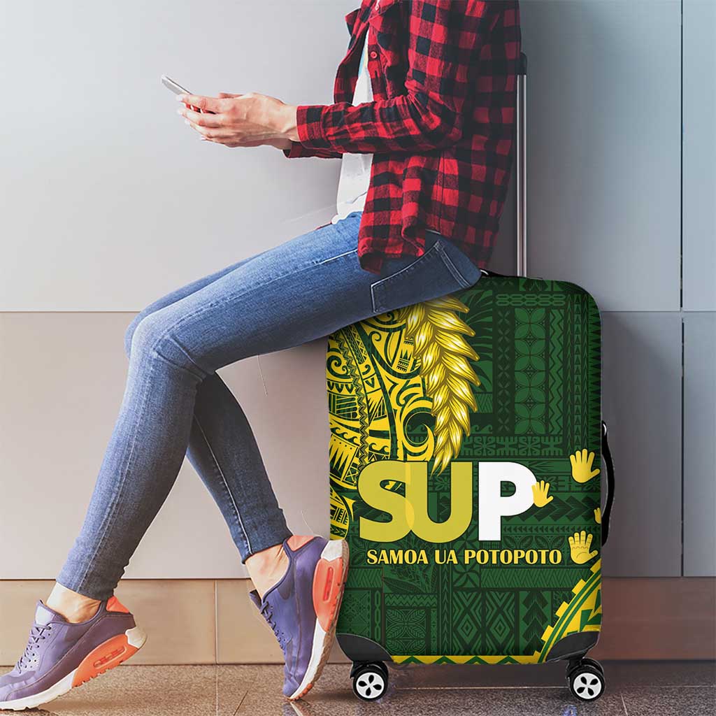 Samoa SUP Luggage Cover Samoan Motif Patterns - Polynesian Pride