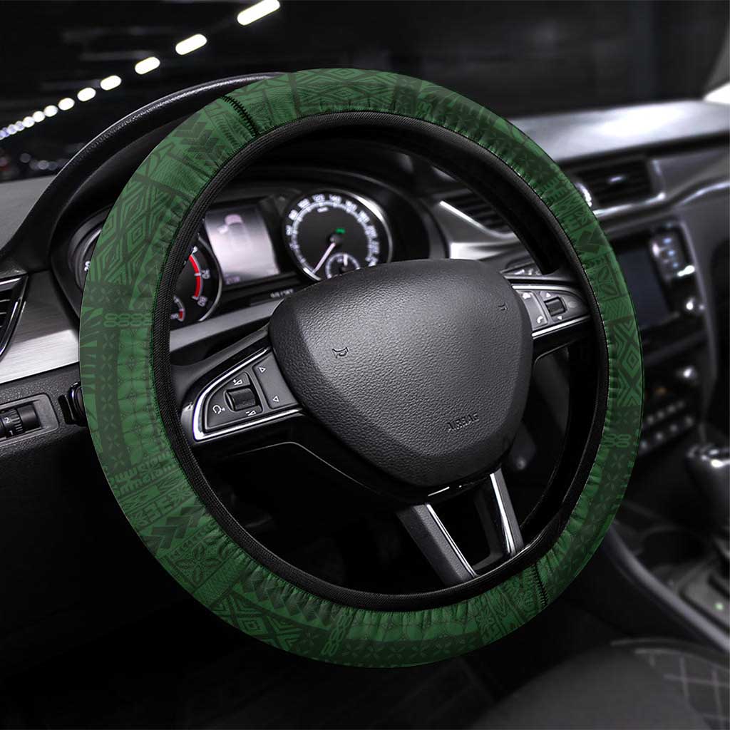 Samoa SUP Steering Wheel Cover Samoan Motif Patterns - Polynesian Pride