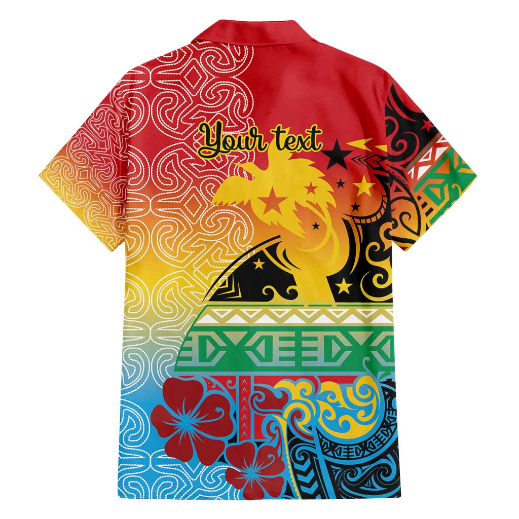 Personalised Torba PNG Day Family Matching Tank Maxi Dress and Hawaiian Shirt Oro Tapa Pattern - Polynesian Pride