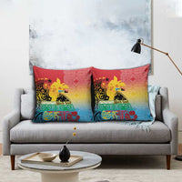 Personalised Torba PNG Day Pillow Cover Oro Tapa Pattern - Polynesian Pride