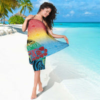 Personalised Torba PNG Day Sarong Oro Tapa Pattern - Polynesian Pride
