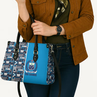 Samoan Warrior Island Heritage Leather Bag Ocean Island Geometry Blue Style LT9 - Polynesian Pride