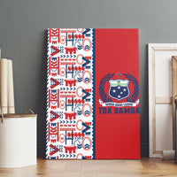 Samoan Warrior Island Heritage Canvas Wall Art Ocean Island Geometry Red Style LT9 - Polynesian Pride