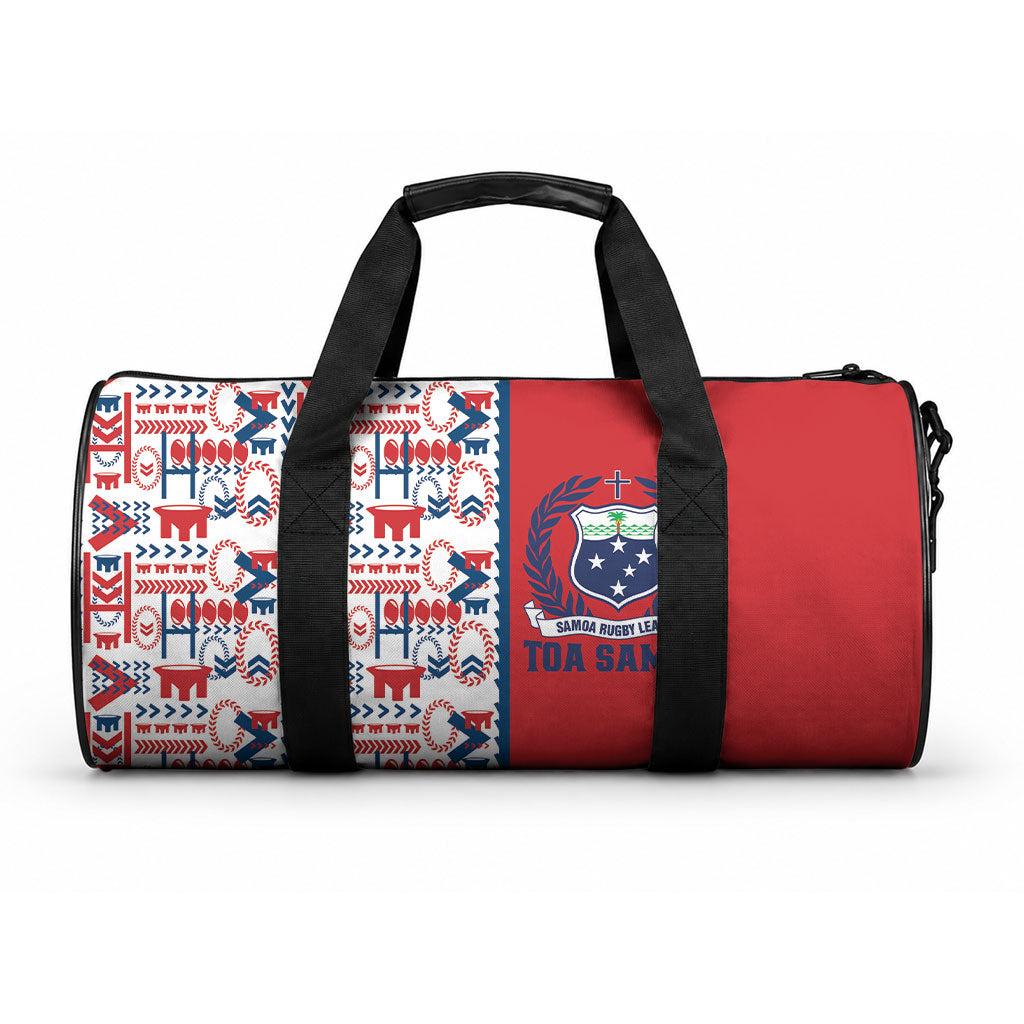 Samoan Warrior Island Heritage Duffle Bag Ocean Island Geometry Red Style LT9 One size Red - Polynesian Pride