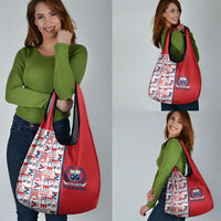 Samoan Warrior Island Heritage Grocery Bag Ocean Island Geometry Red Style LT9 - Polynesian Pride