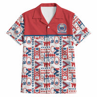 Samoan Warrior Island Heritage Hawaiian Shirt Ocean Island Geometry Red Style LT9 Red - Polynesian Pride