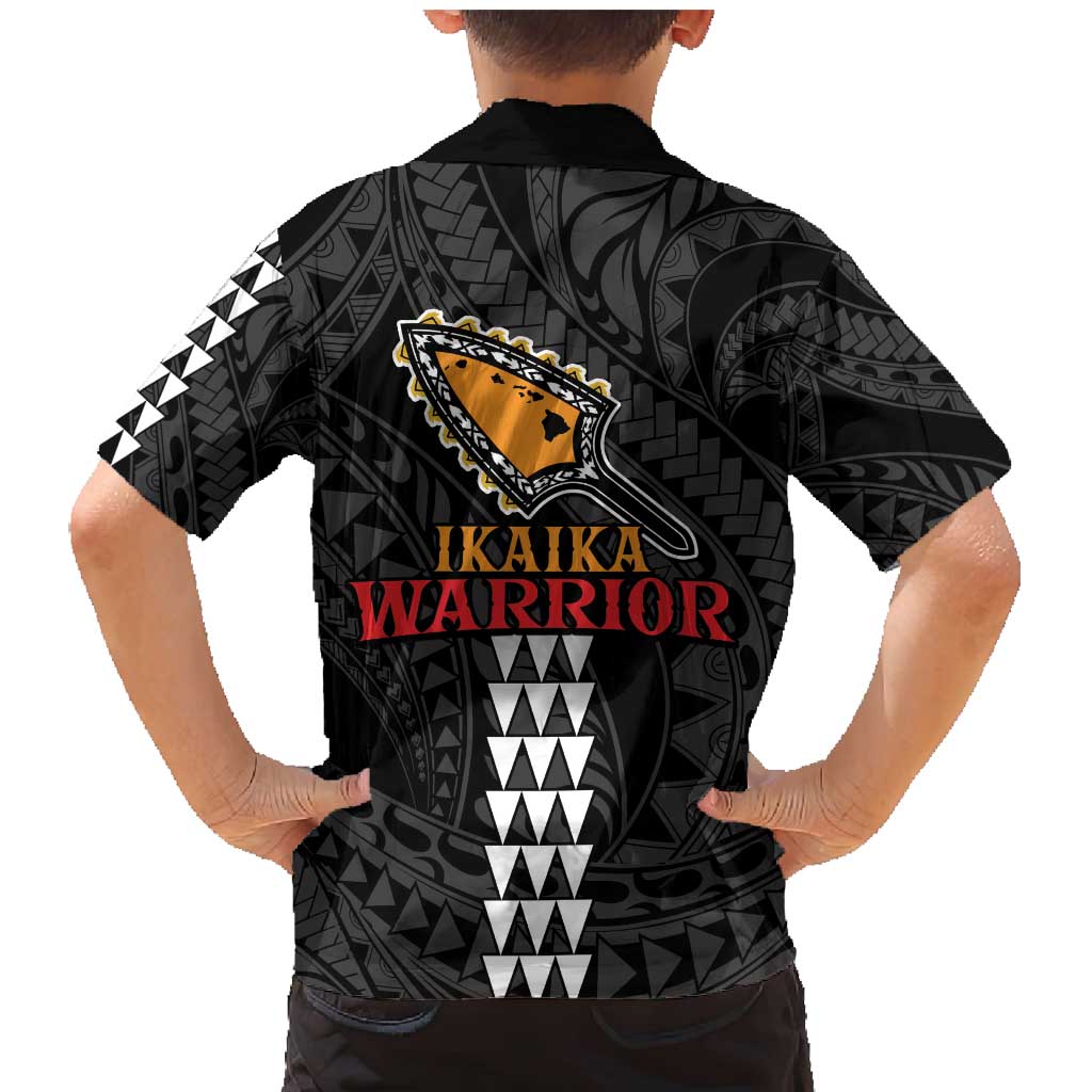 Aloha Spirit Ikaika Warrior Helmet Family Matching Mermaid Dress and Hawaiian Shirt LT9 - Polynesian Pride