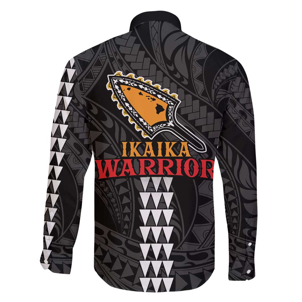 Aloha Spirit Ikaika Warrior Helmet Family Matching Tank Maxi Dress and Hawaiian Shirt LT9 - Polynesian Pride