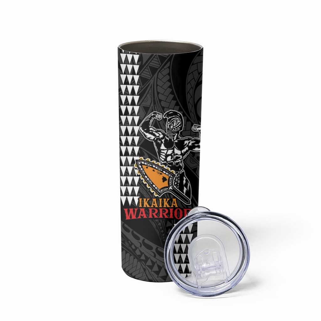 Aloha Spirit Ikaika Warrior Helmet Skinny Tumbler LT9 - Polynesian Pride