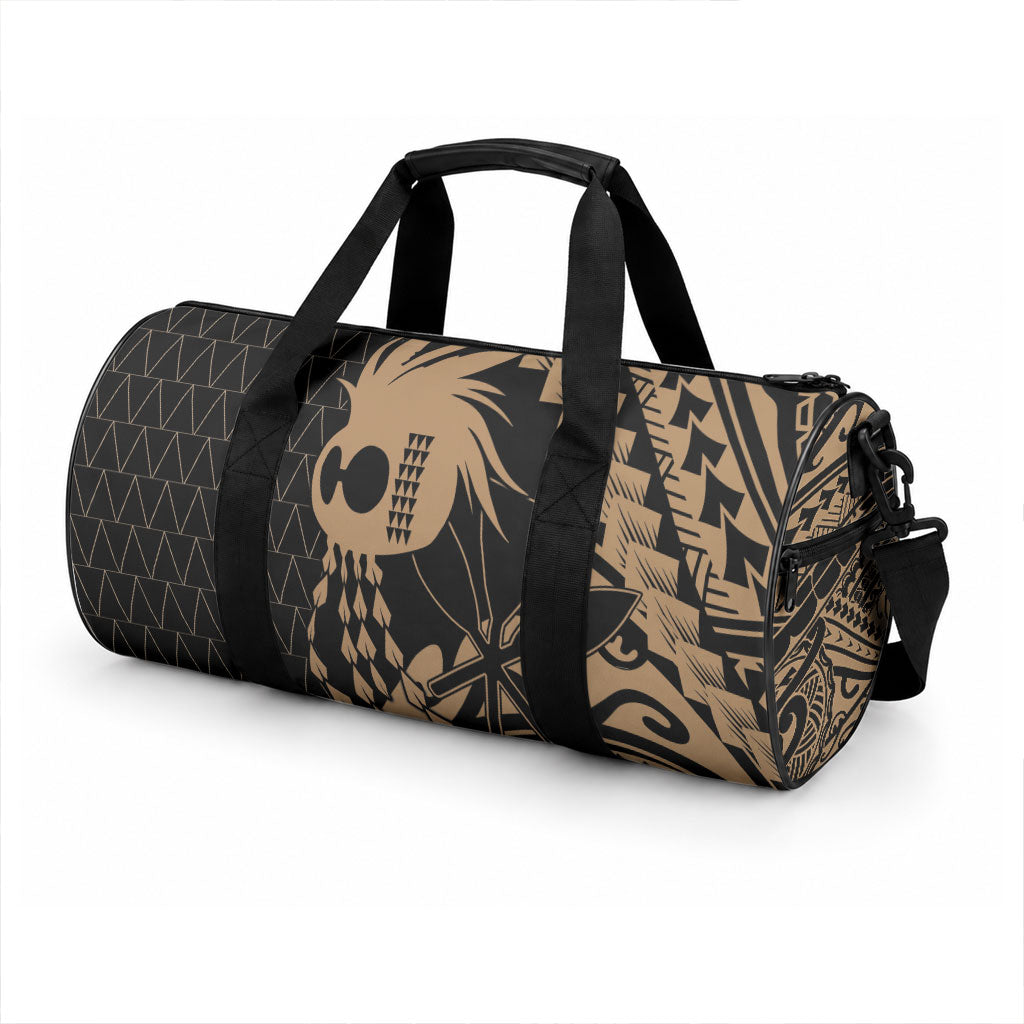 Ikaika Hawaiian Mythic Koa Tribal Warrior Duffle Bag LT9 - Polynesian Pride