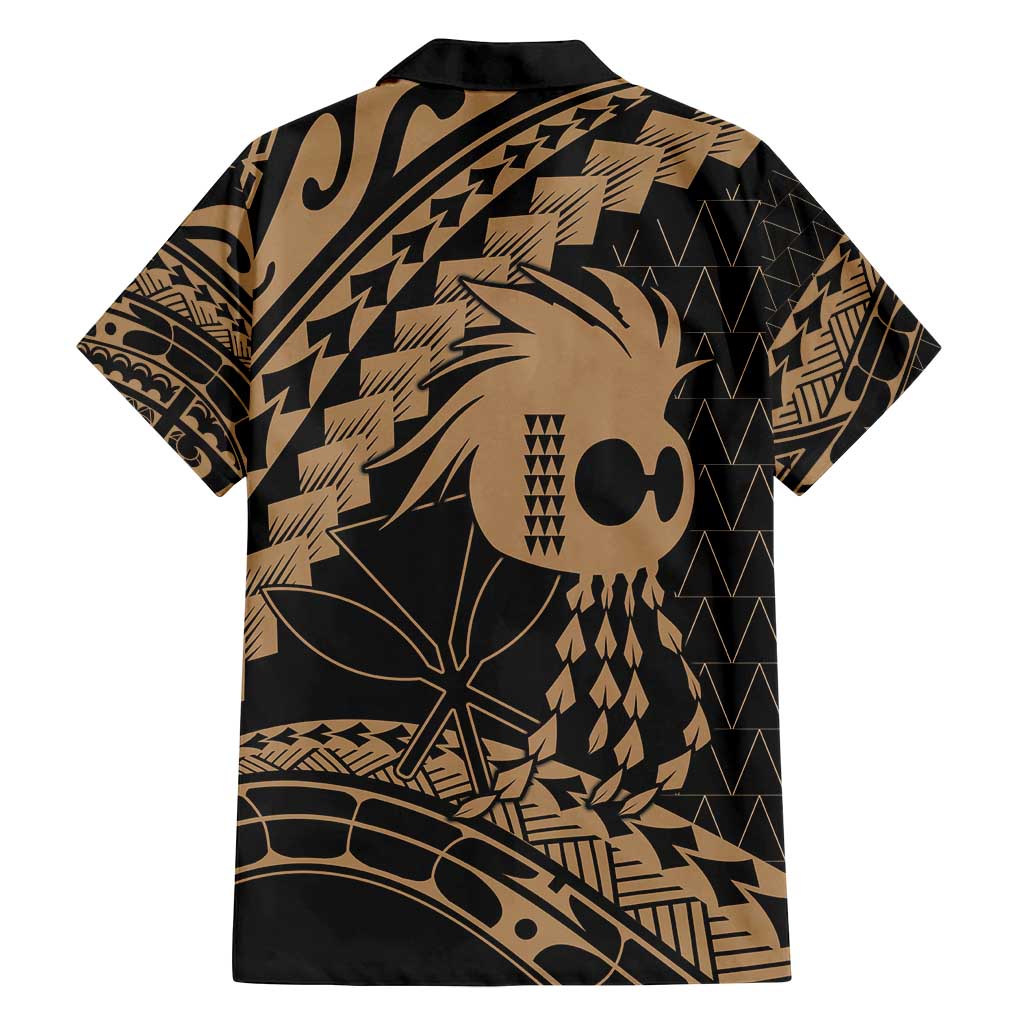 Ikaika Hawaiian Mythic Koa Tribal Warrior Family Matching Off Shoulder Short Dress and Hawaiian Shirt LT9 - Polynesian Pride