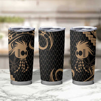 Ikaika Hawaiian Mythic Koa Tribal Warrior Tumbler Cup LT9 - Polynesian Pride