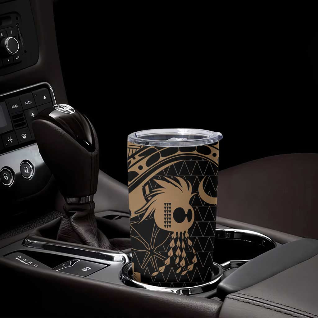 Ikaika Hawaiian Mythic Koa Tribal Warrior Tumbler Cup LT9 - Polynesian Pride