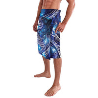North Island Kokako and South Island Kokako Lavalava New Zealand Native Bird with Galaxy Vibe LT9 - Polynesian Pride