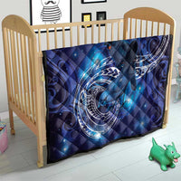 North Island Kokako and South Island Kokako Quilt New Zealand Native Bird with Galaxy Vibe LT9 - Polynesian Pride