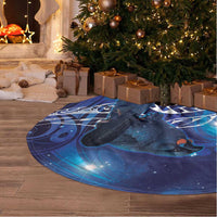 North Island Kokako and South Island Kokako Tree Skirt New Zealand Native Bird with Galaxy Vibe LT9 - Polynesian Pride
