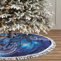 North Island Kokako and South Island Kokako Tree Skirt New Zealand Native Bird with Galaxy Vibe LT9 - Polynesian Pride