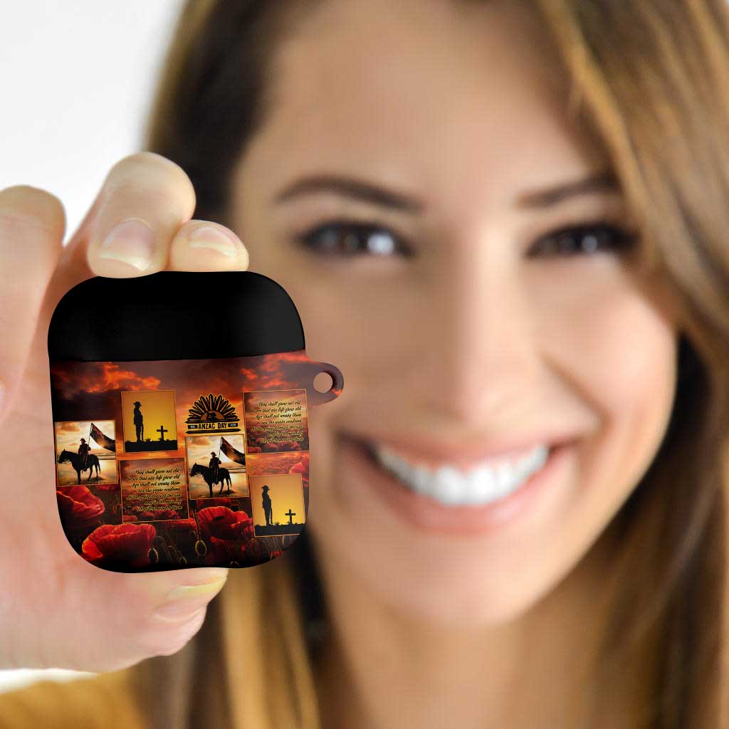 ANZAC Day Film Reel Lest We Forget AirPods Case Australia NZ Memorial