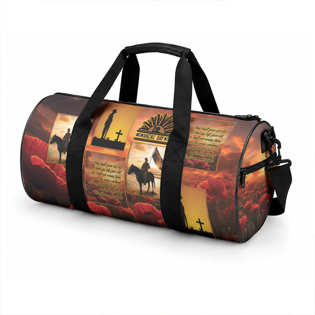 ANZAC Day Film Reel Lest We Forget Duffle Bag Australia NZ Memorial LT9 - Polynesian Pride