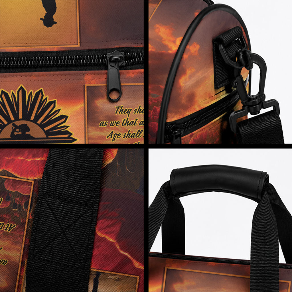 ANZAC Day Film Reel Lest We Forget Duffle Bag Australia NZ Memorial LT9 - Polynesian Pride