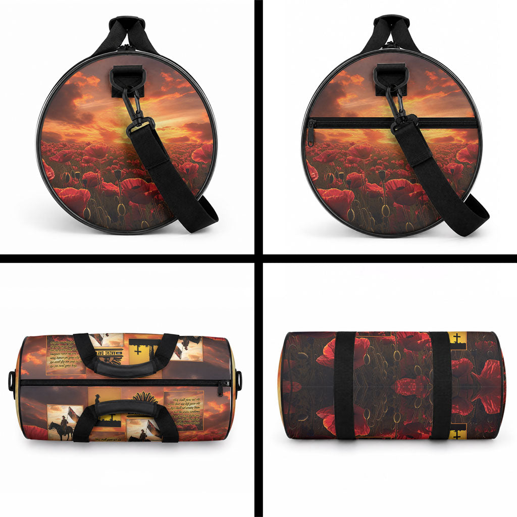 ANZAC Day Film Reel Lest We Forget Duffle Bag Australia NZ Memorial LT9 - Polynesian Pride