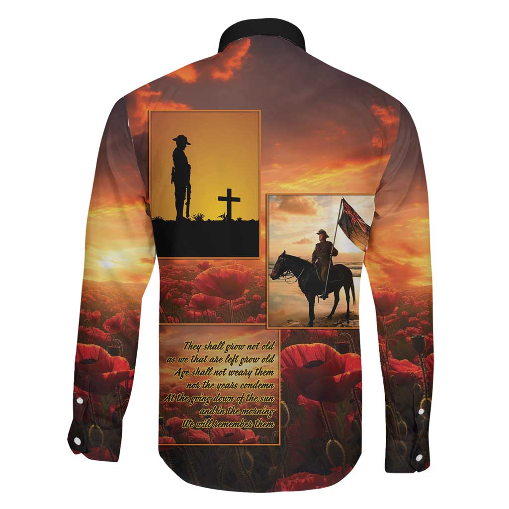ANZAC Day Film Reel Lest We Forget Family Matching Mermaid Dress and Hawaiian Shirt Australia NZ Memorial LT9 - Polynesian Pride