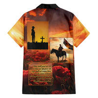 ANZAC Day Film Reel Lest We Forget Family Matching Short Sleeve Bodycon Dress and Hawaiian Shirt Australia NZ Memorial LT9 - Polynesian Pride
