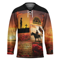 ANZAC Day Film Reel Lest We Forget Hockey Jersey Australia NZ Memorial