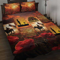 ANZAC Day Film Reel Lest We Forget Quilt Bed Set Australia NZ Memorial