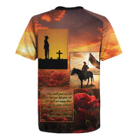 ANZAC Day Film Reel Lest We Forget Rugby Jersey Australia NZ Memorial LT9 - Polynesian Pride