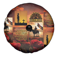 ANZAC Day Film Reel Lest We Forget Spare Tire Cover Australia NZ Memorial