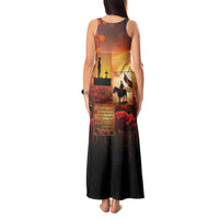 ANZAC Day Film Reel Lest We Forget Tank Maxi Dress Australia NZ Memorial