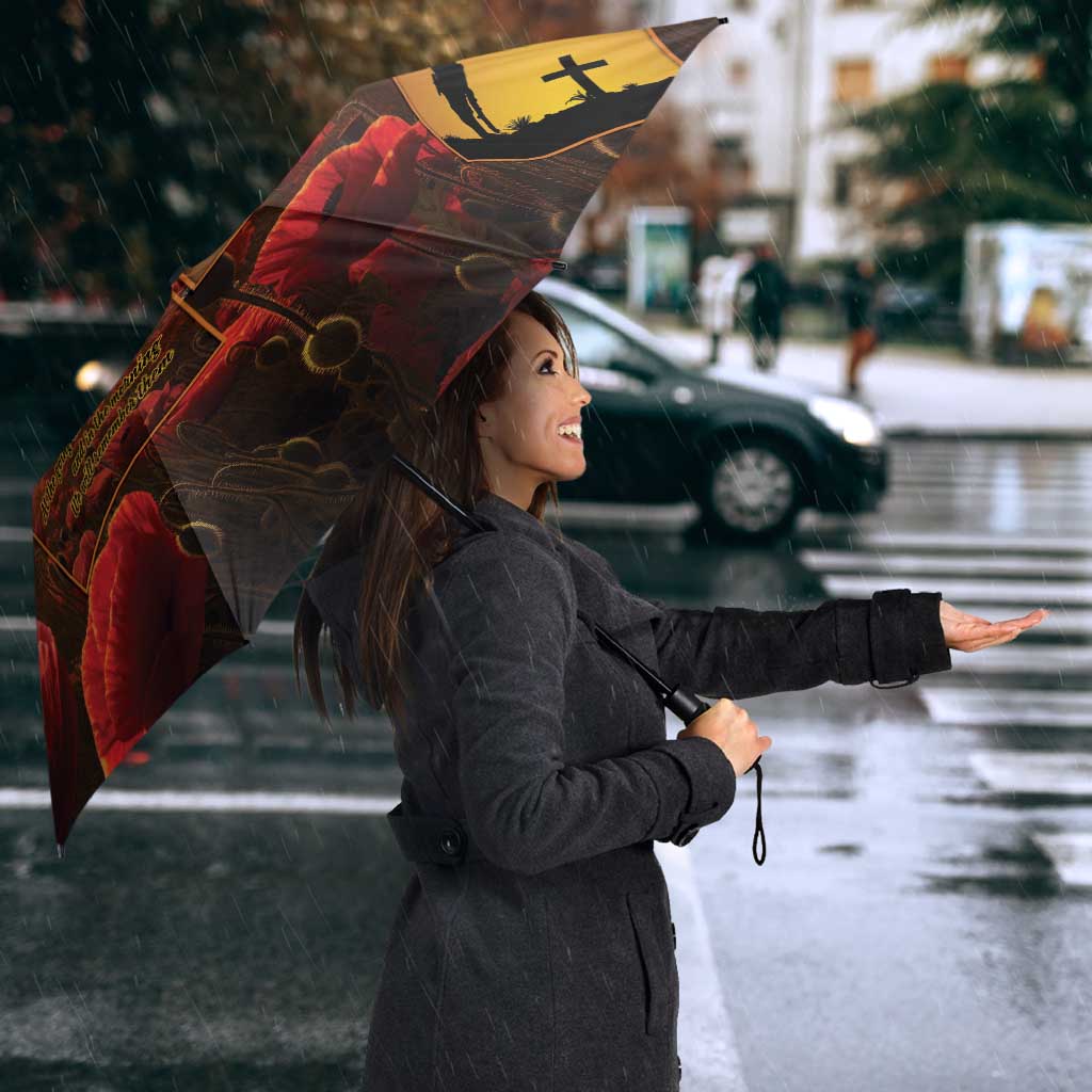 ANZAC Day Film Reel Lest We Forget Umbrella Australia NZ Memorial