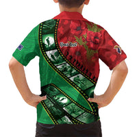 Personalised Cook Islands ANZAC 1915-2026 Filmstrip Family Matching Summer Maxi Dress and Hawaiian Shirt Lest We Forget 25 April LT9 - Polynesian Pride