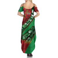 Personalised Cook Islands ANZAC 1915-2026 Filmstrip Family Matching Summer Maxi Dress and Hawaiian Shirt Lest We Forget 25 April LT9 - Polynesian Pride