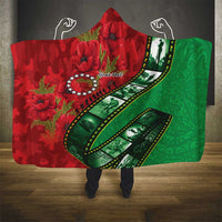 Personalised Cook Islands ANZAC 1915-2026 Filmstrip Hooded Blanket Lest We Forget 25 April