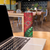 Personalised Cook Islands ANZAC 1915-2026 Filmstrip Skinny Tumbler Lest We Forget 25 April LT9 - Polynesian Pride