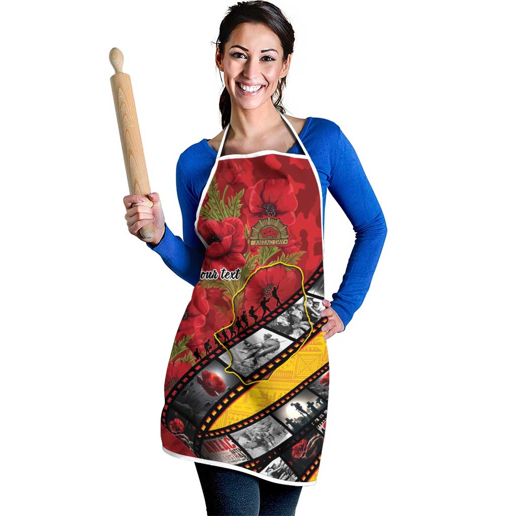 Personalised Niue ANZAC 1915-2026 Filmstrip Apron Lest We Forget 25 April