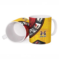 Personalised Niue ANZAC 1915-2026 Filmstrip Ceramic Mug Lest We Forget 25 April