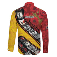 Personalised Niue ANZAC 1915-2026 Filmstrip Family Matching Tank Maxi Dress and Hawaiian Shirt Lest We Forget 25 April LT9 - Polynesian Pride