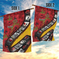 Personalised Niue ANZAC 1915-2026 Filmstrip Garden Flag Lest We Forget 25 April