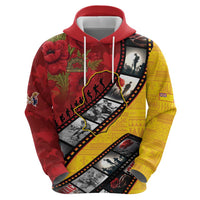 Personalised Niue ANZAC 1915-2026 Filmstrip Hoodie Lest We Forget 25 April