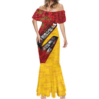 Personalised Niue ANZAC 1915-2026 Filmstrip Mermaid Dress Lest We Forget 25 April