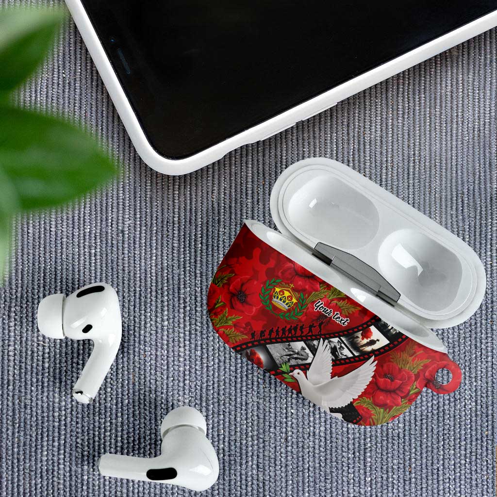 Personalised Tonga ANZAC 1915-2026 Filmstrip AirPods Case Lest We Forget 25 April